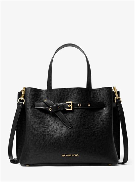 emilia large tote michael kors|emilia medium pebbled leather satchel.